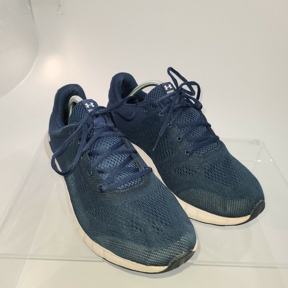 Under Armour Mens Micro G‎ Pursuit 3020219-400 Blue Running Shoes Sneakers 11 4E